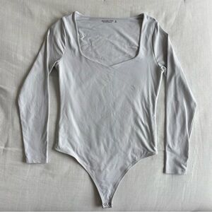Abercrombie & Fitch Soft AF Collection White Bodysuit